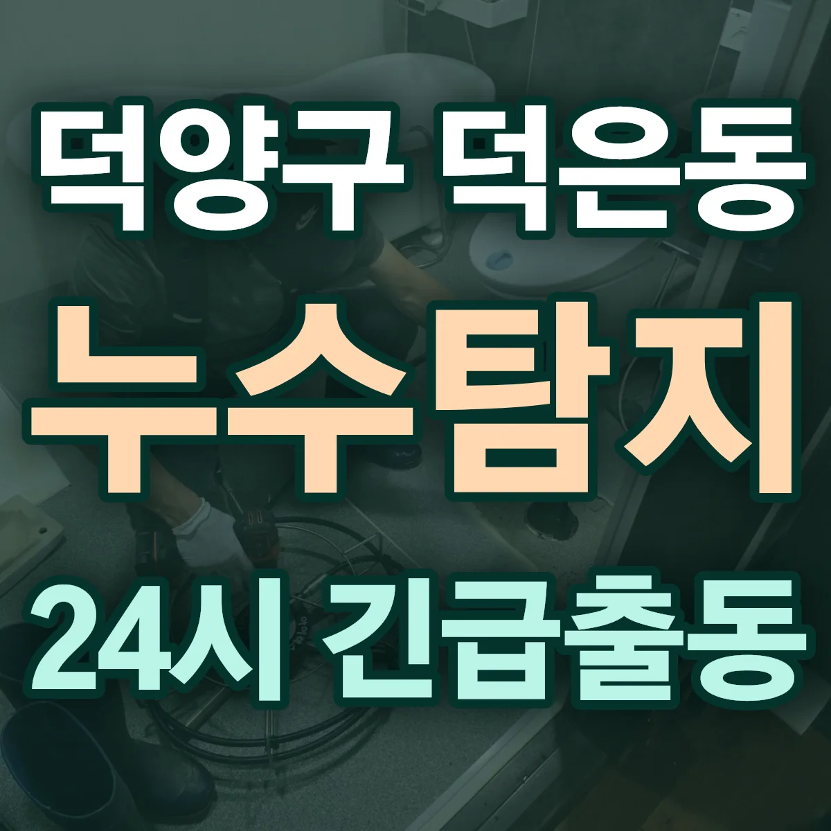고양시 덕양구 덕은동 누수탐지 출동 상담