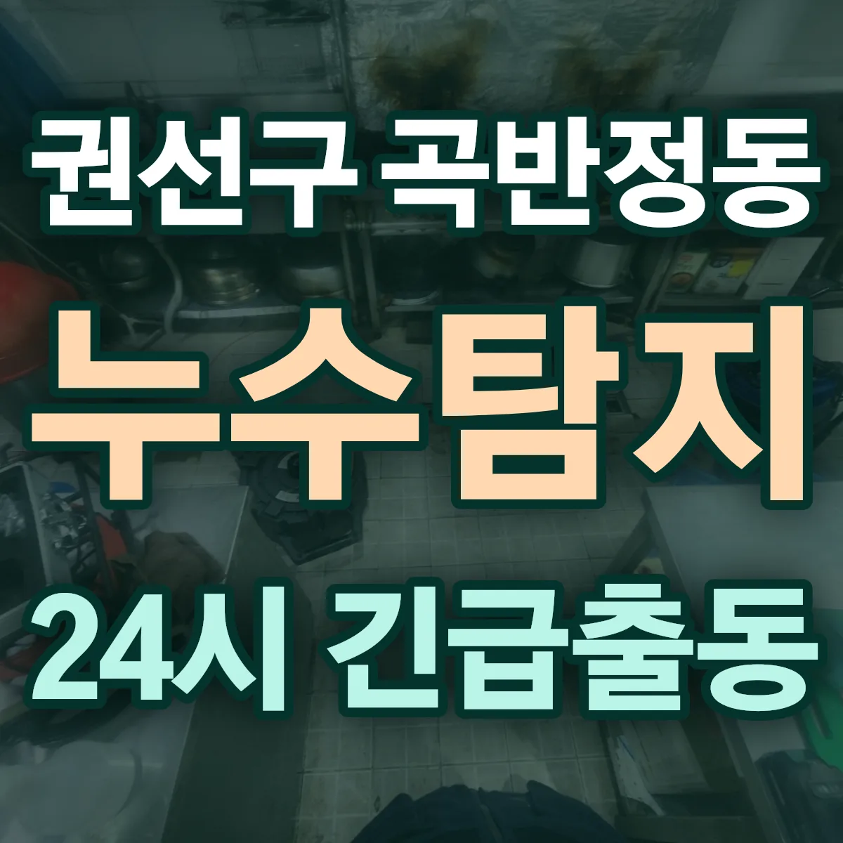 수원시 권선구 곡반정동 누수탐지 출동 상담