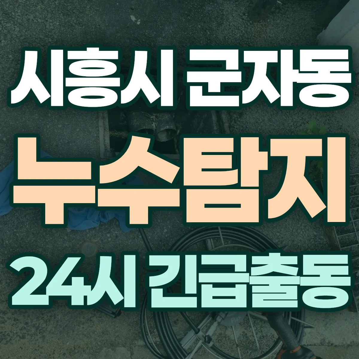 시흥시 군자동 누수탐지 출동 상담