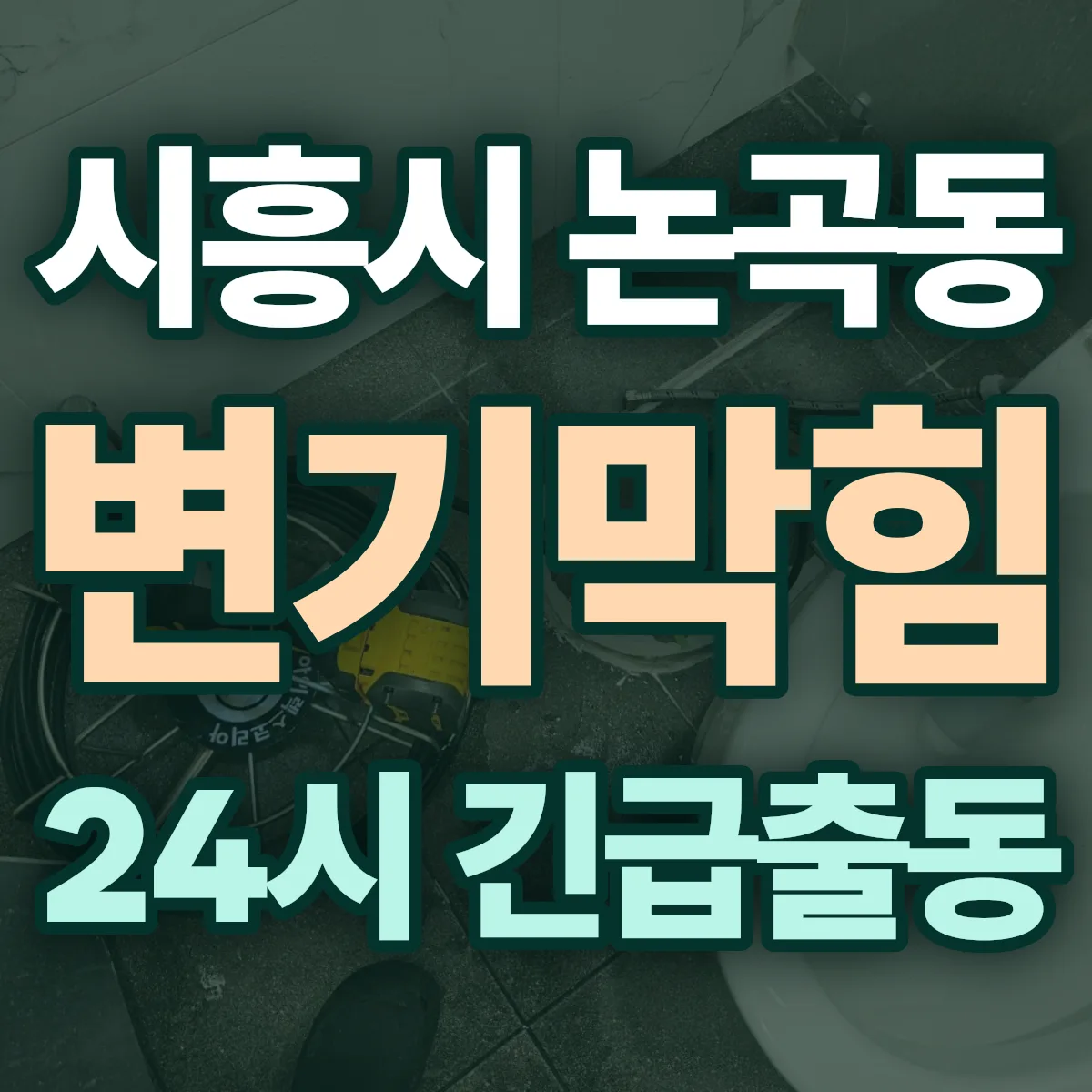 시흥시 논곡동 변기막힘 출동 상담