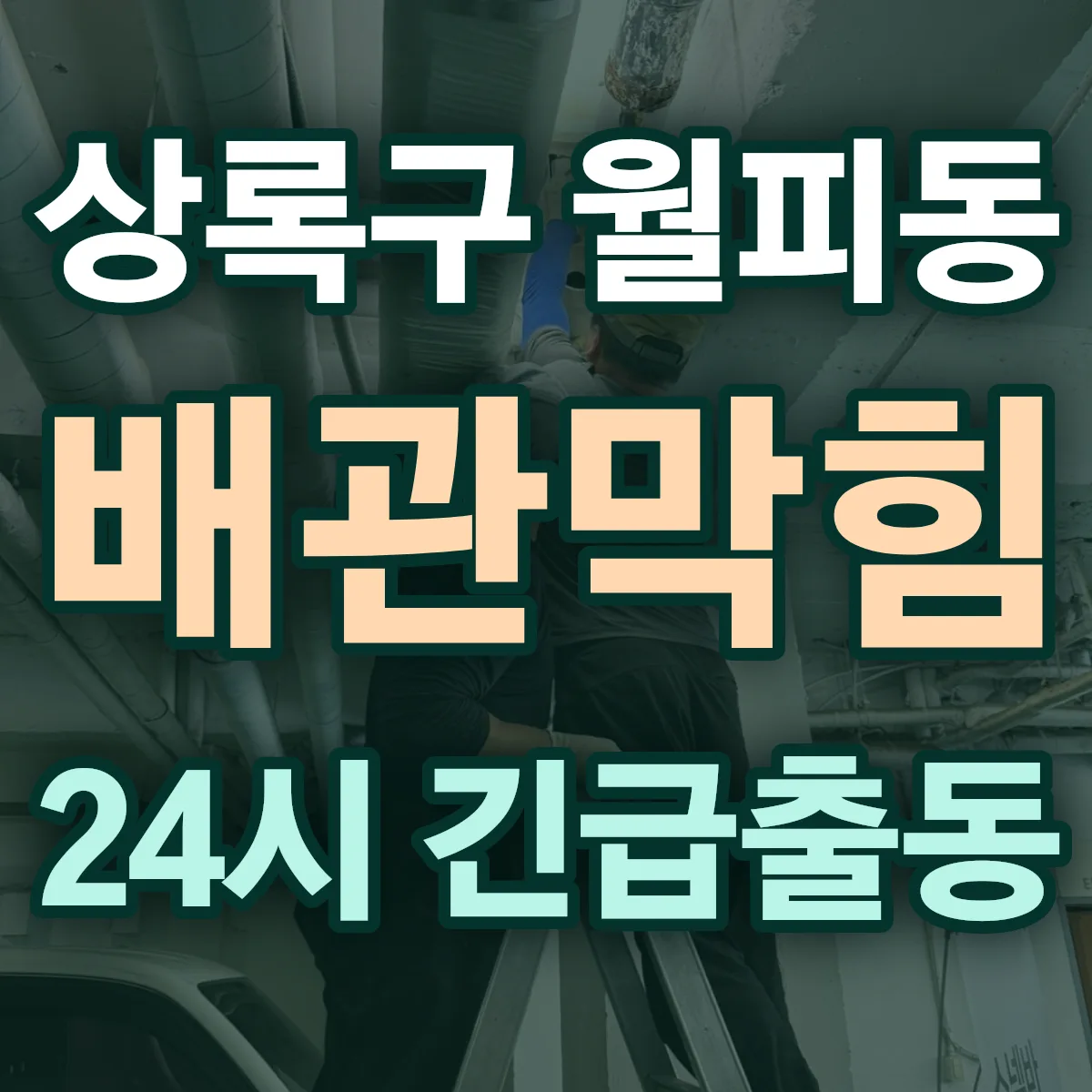 안산시 상록구 월피동 배관막힘 출동 상담