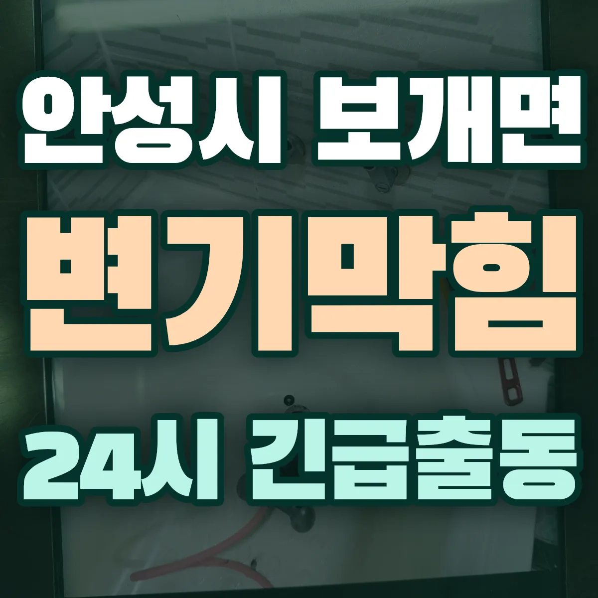 안성시 보개면 변기막힘 출동 상담