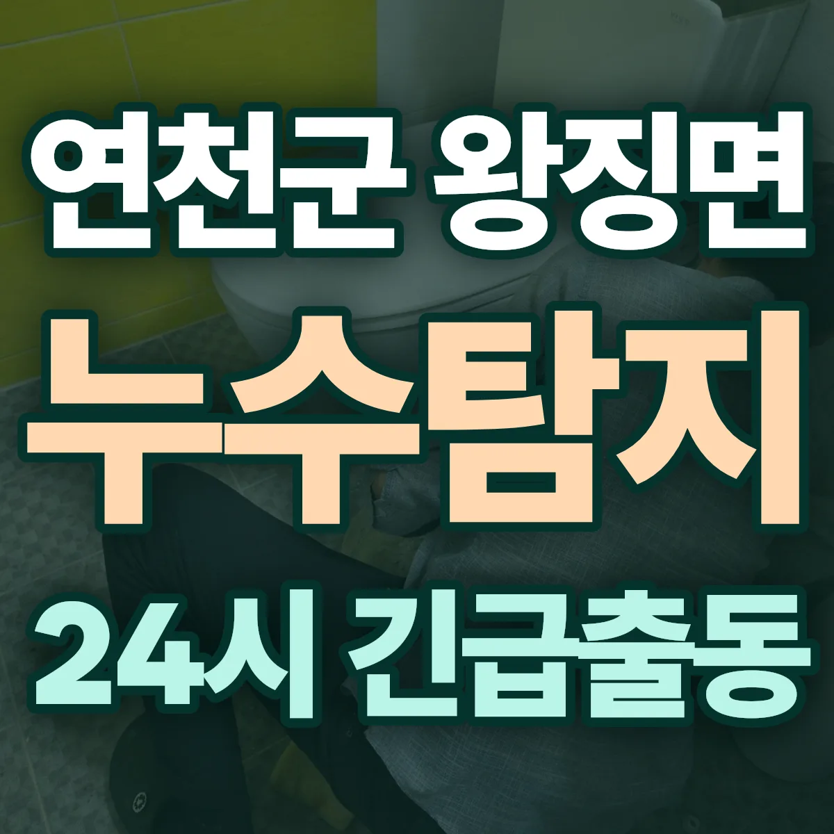 연천군 왕징면 누수탐지 출동 상담