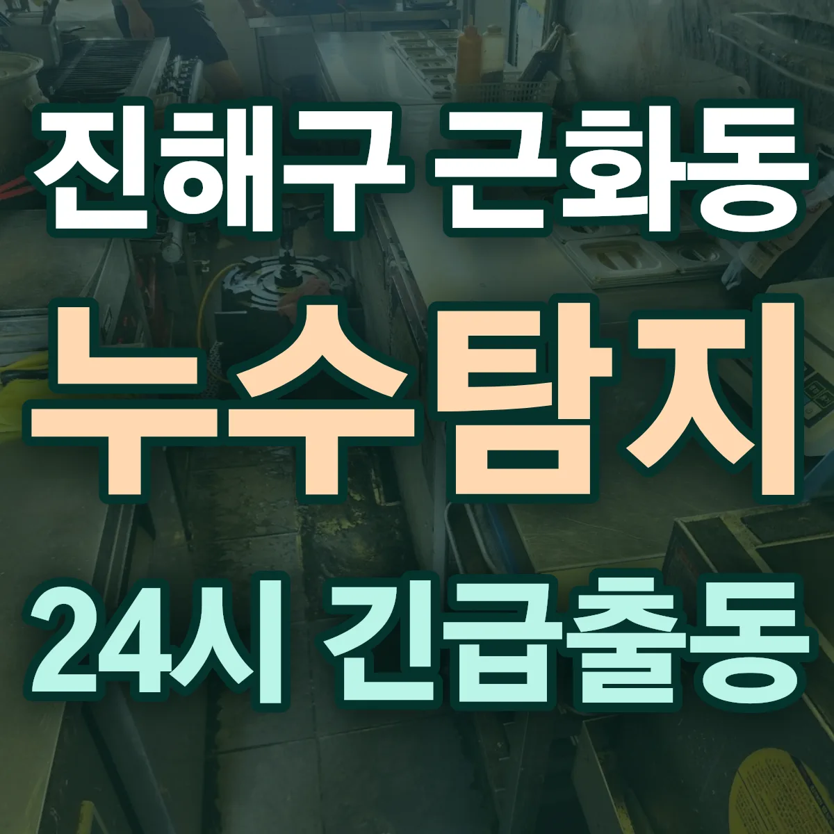 창원시 진해구 근화동 누수탐지 출동 상담