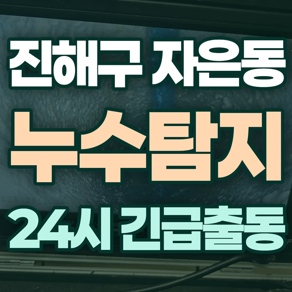 창원시 진해구 자은동 누수탐지 출동 상담