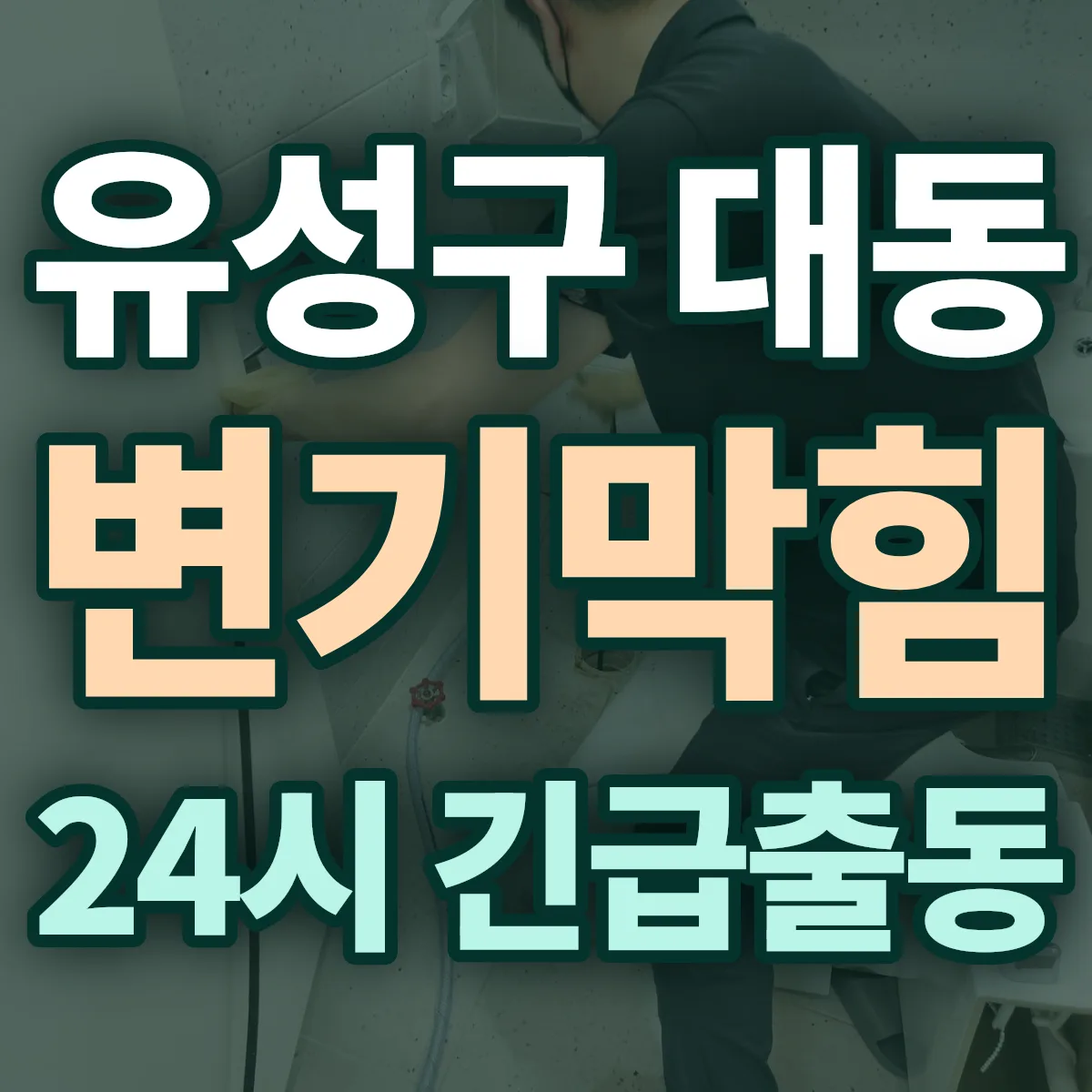 유성구 대동 변기막힘 출동 상담
