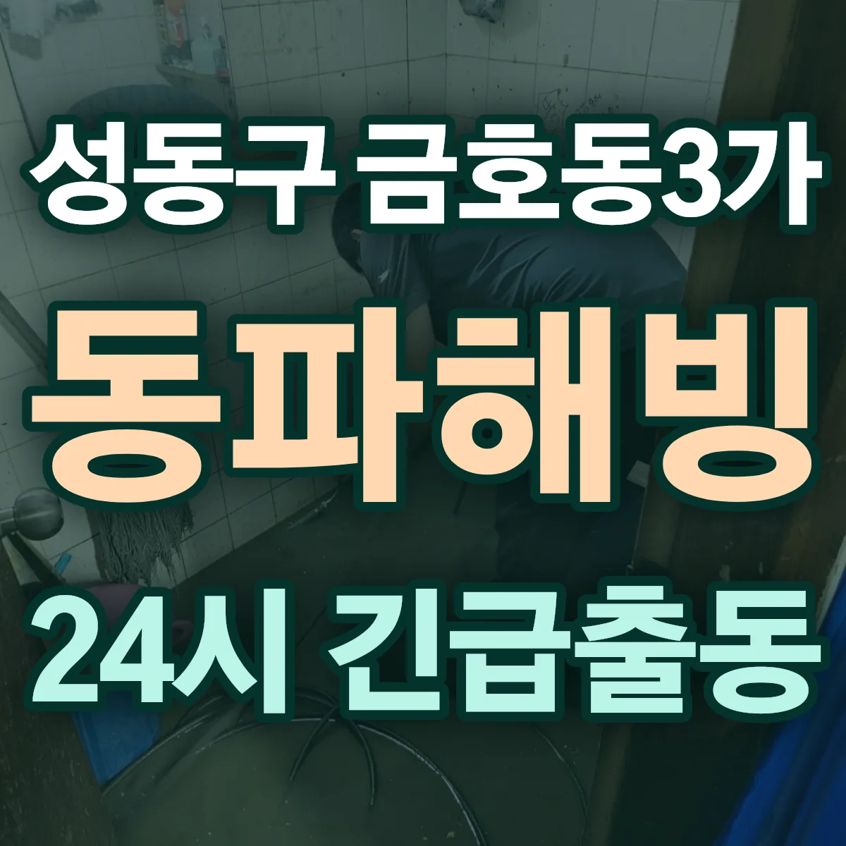 성동구 금호동3가 동파해빙 출동 상담