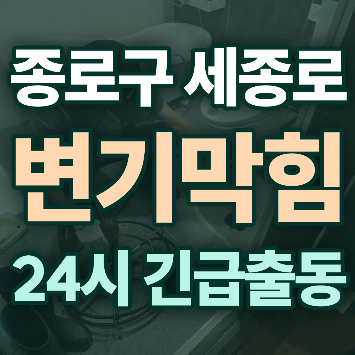 종로구 세종로 변기막힘 출동 상담