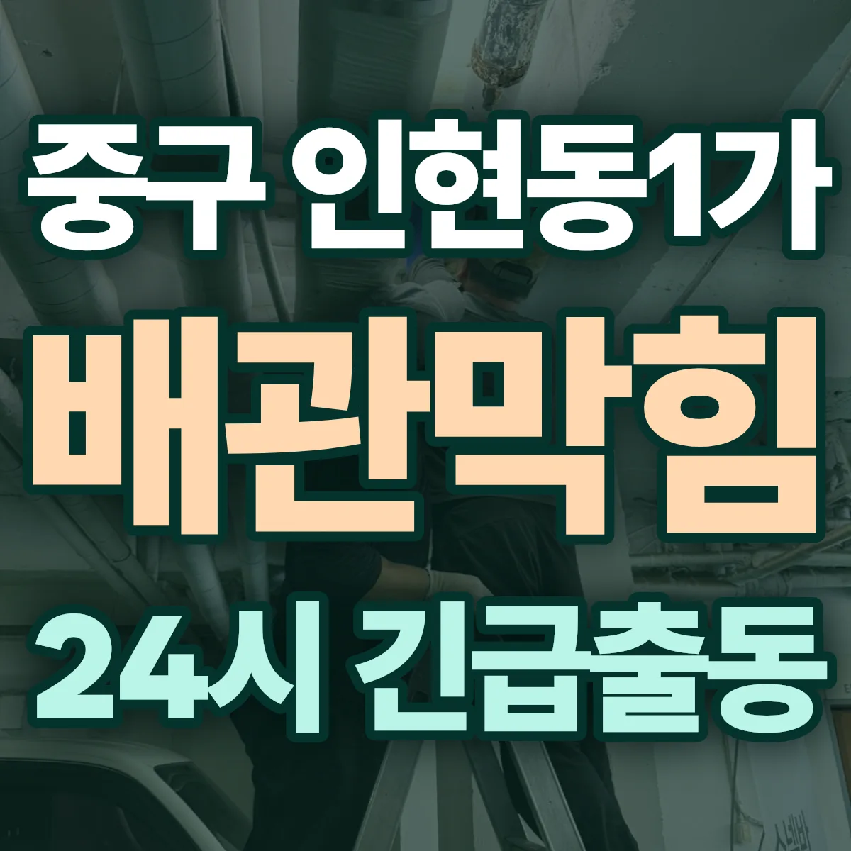 중구 인현동1가 배관막힘 출동 상담