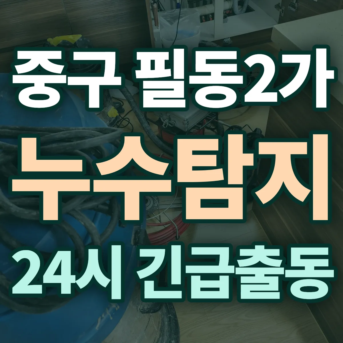 중구 필동2가 누수탐지 출동 상담