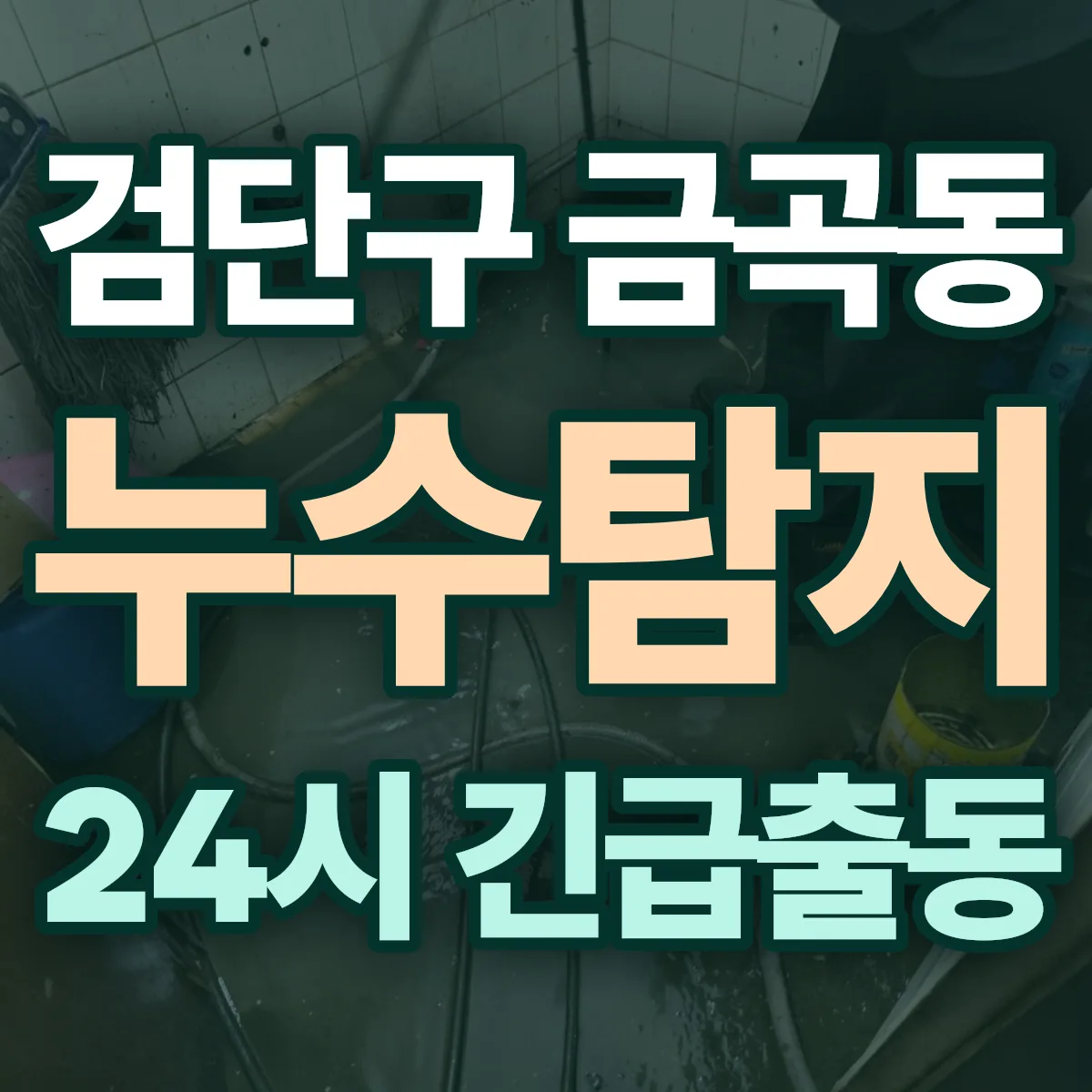 검단구 금곡동 누수탐지 출동 상담