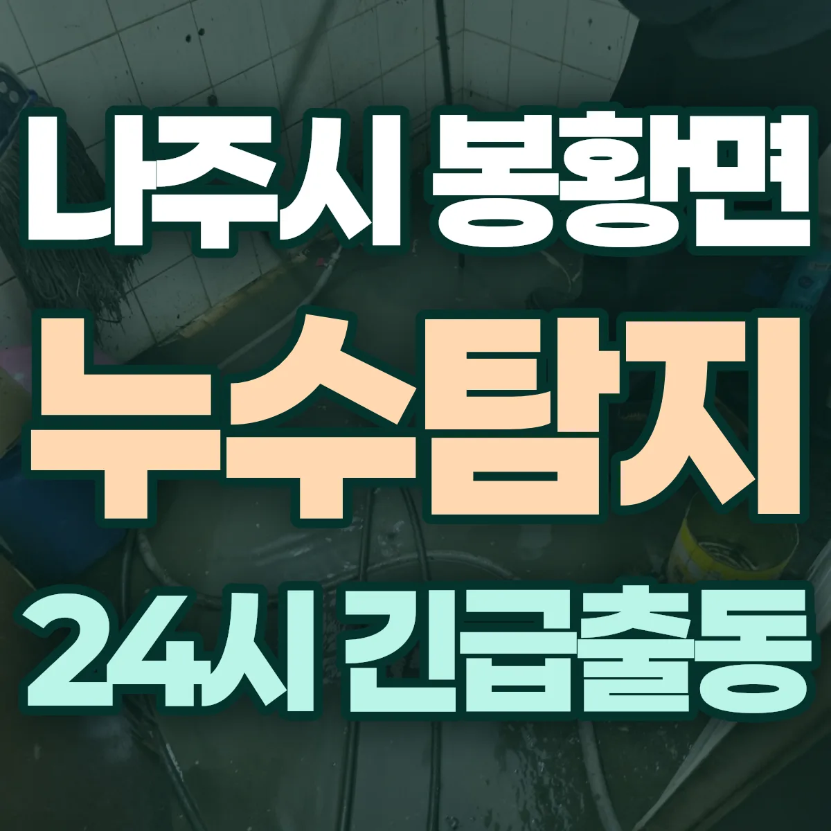나주시 봉황면 누수탐지 출동 상담