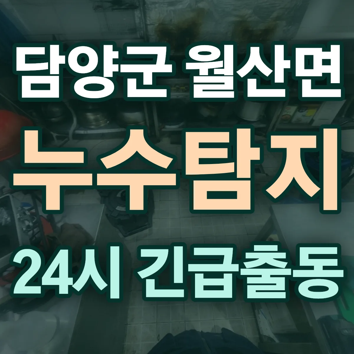 담양군 월산면 누수탐지 출동 상담
