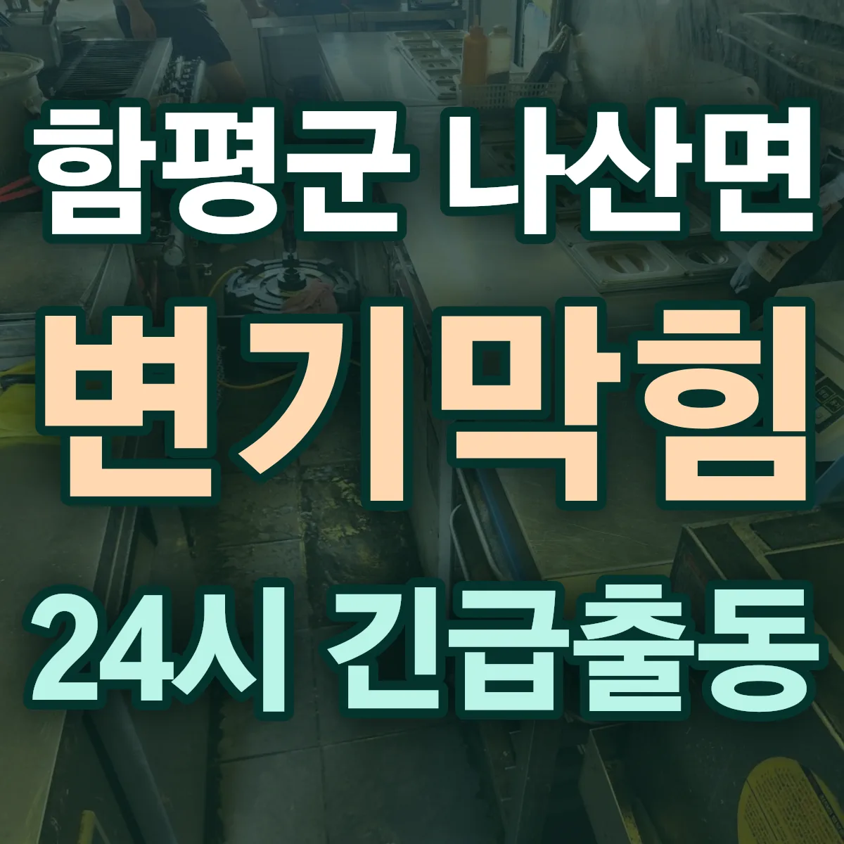 함평군 나산면 변기막힘 출동 상담