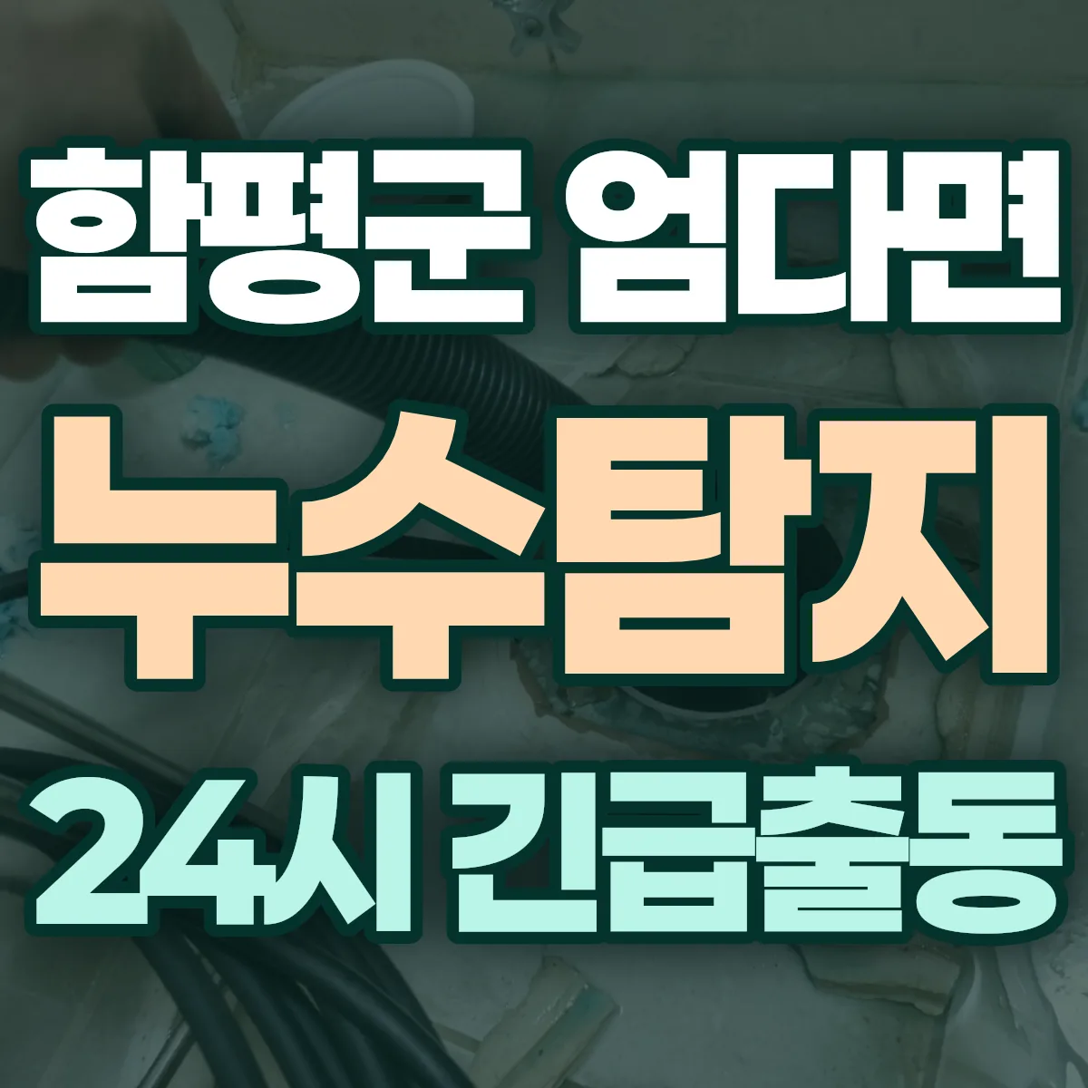 함평군 엄다면 누수탐지 출동 상담
