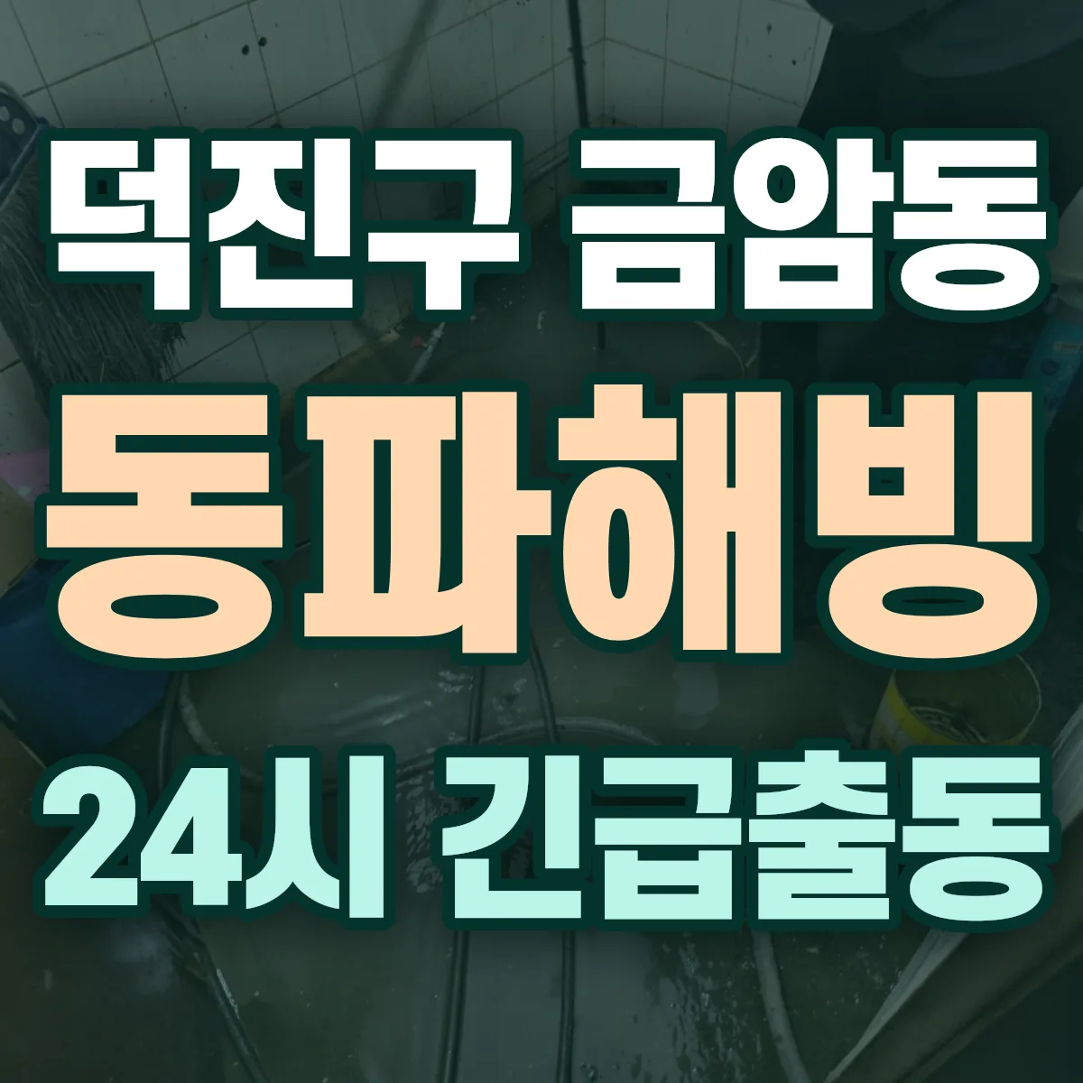 전주시 덕진구 금암동 동파해빙 출동 상담