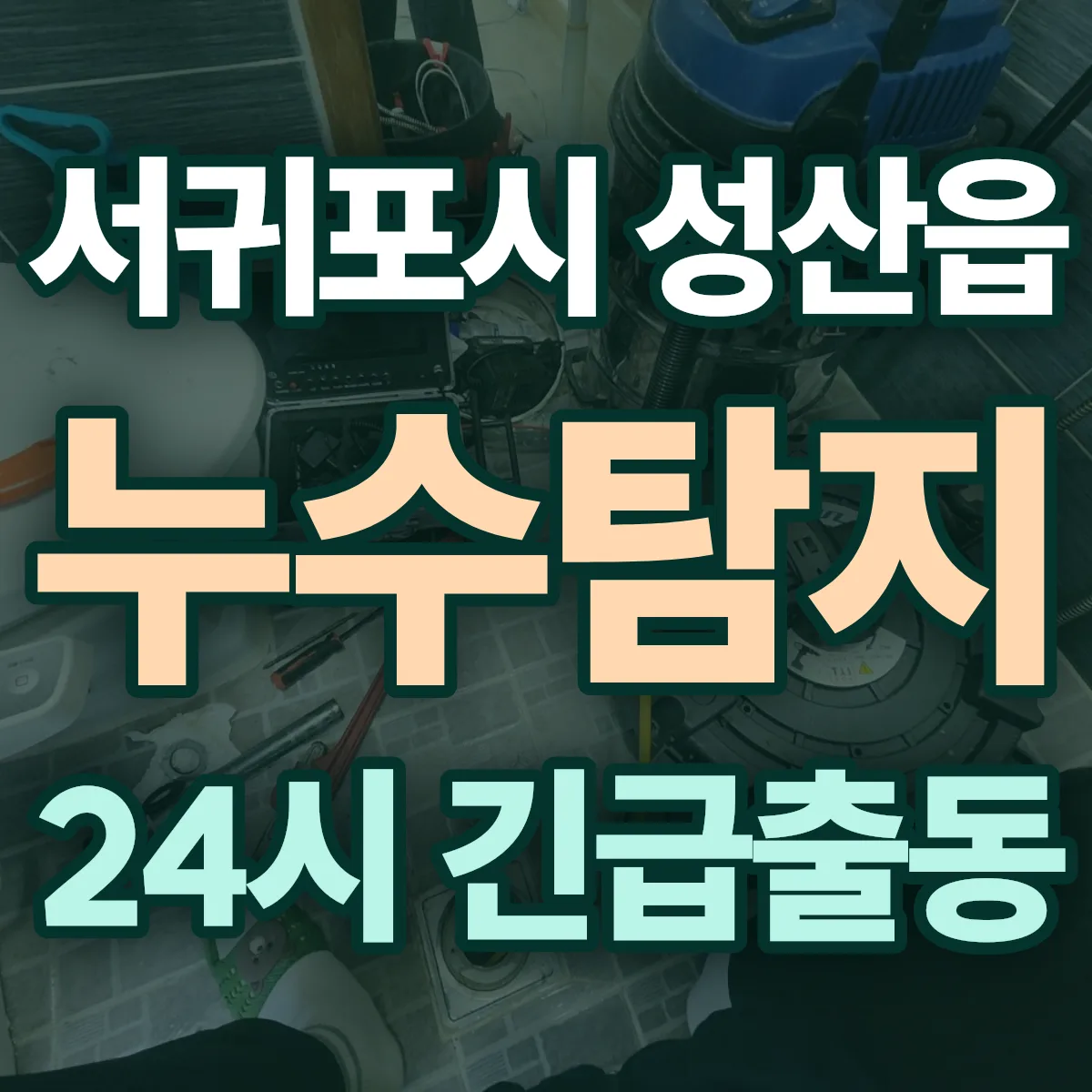 서귀포시 성산읍 누수탐지 출동 상담