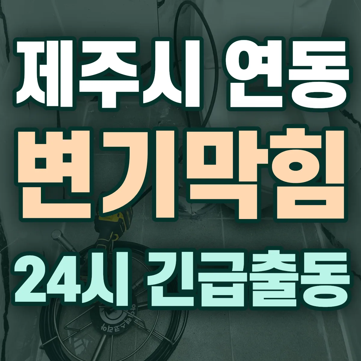 제주시 연동 변기막힘 출동 상담
