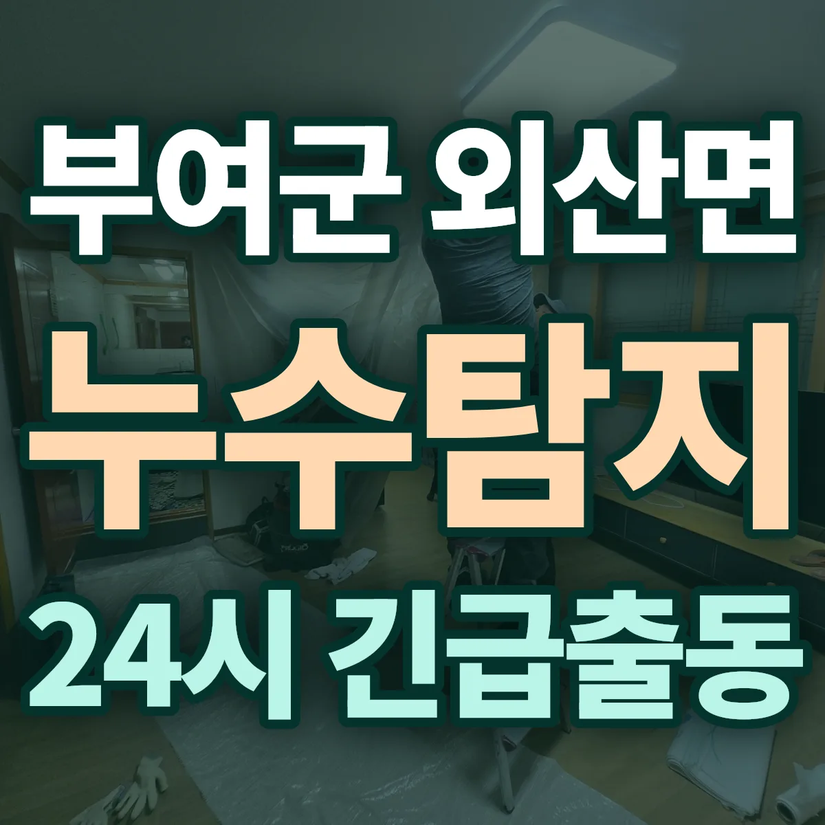 부여군 외산면 누수탐지 출동 상담