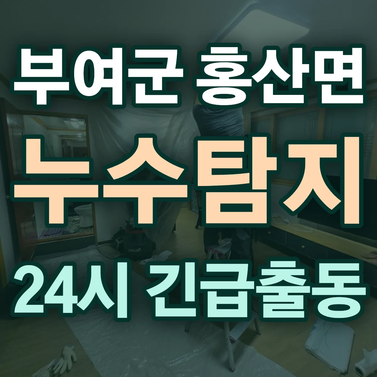 부여군 홍산면 누수탐지 출동 상담