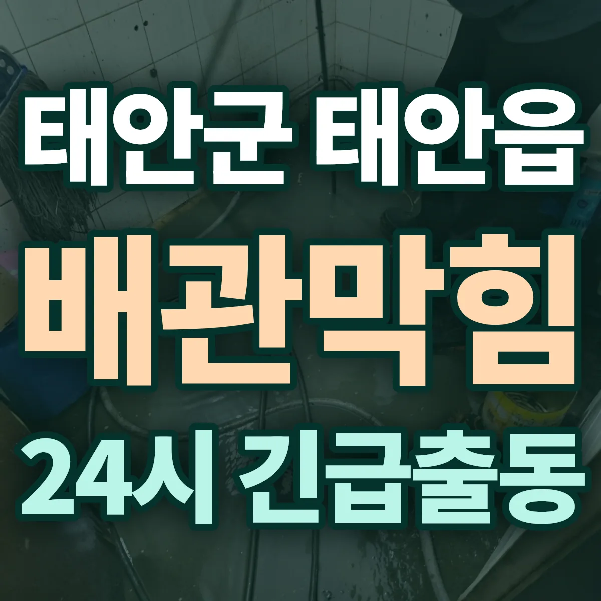 태안군 태안읍 배관막힘 출동 상담