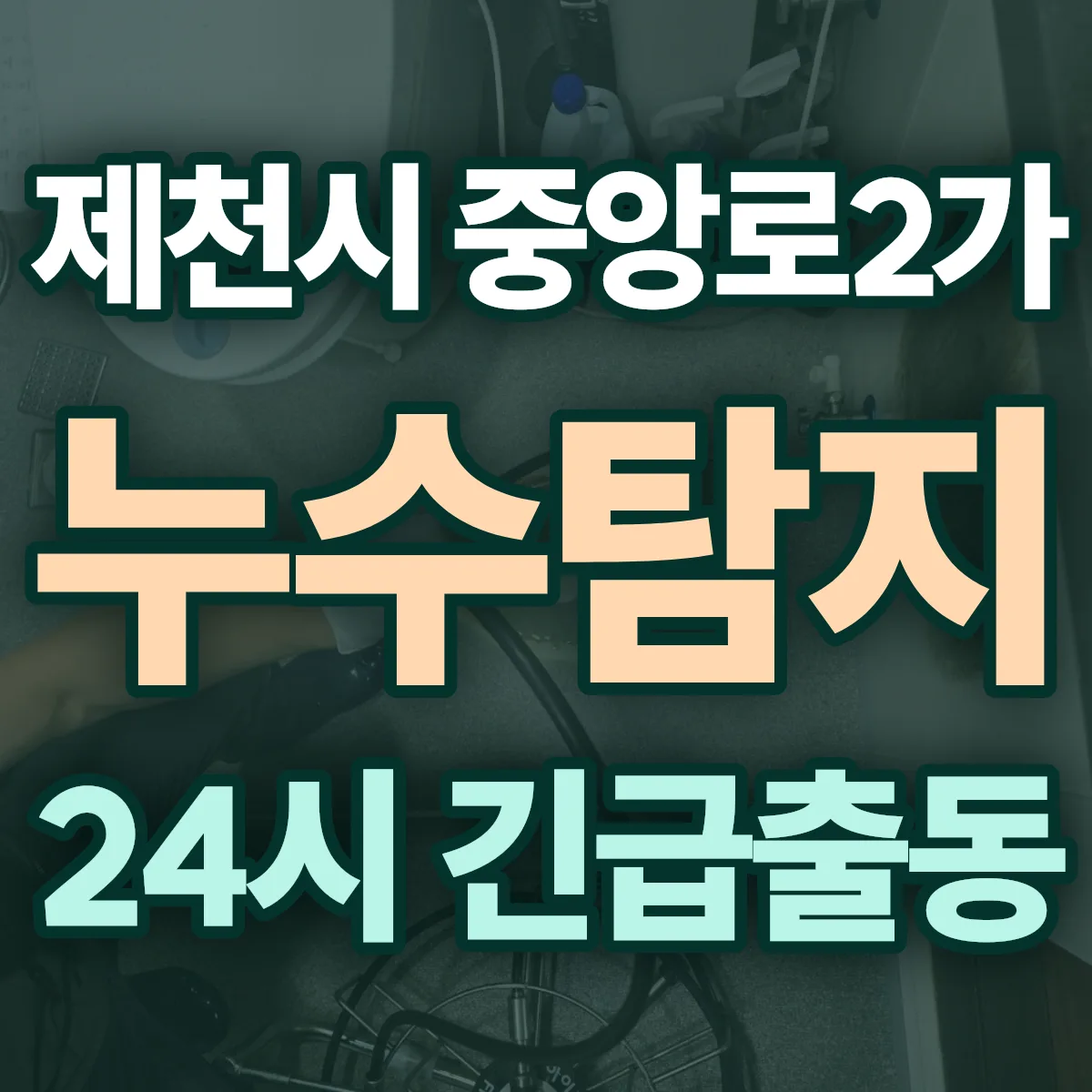 제천시 중앙로2가 누수탐지 출동 상담