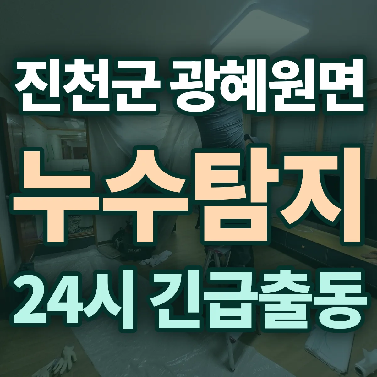 진천군 광혜원면 누수탐지 출동 상담