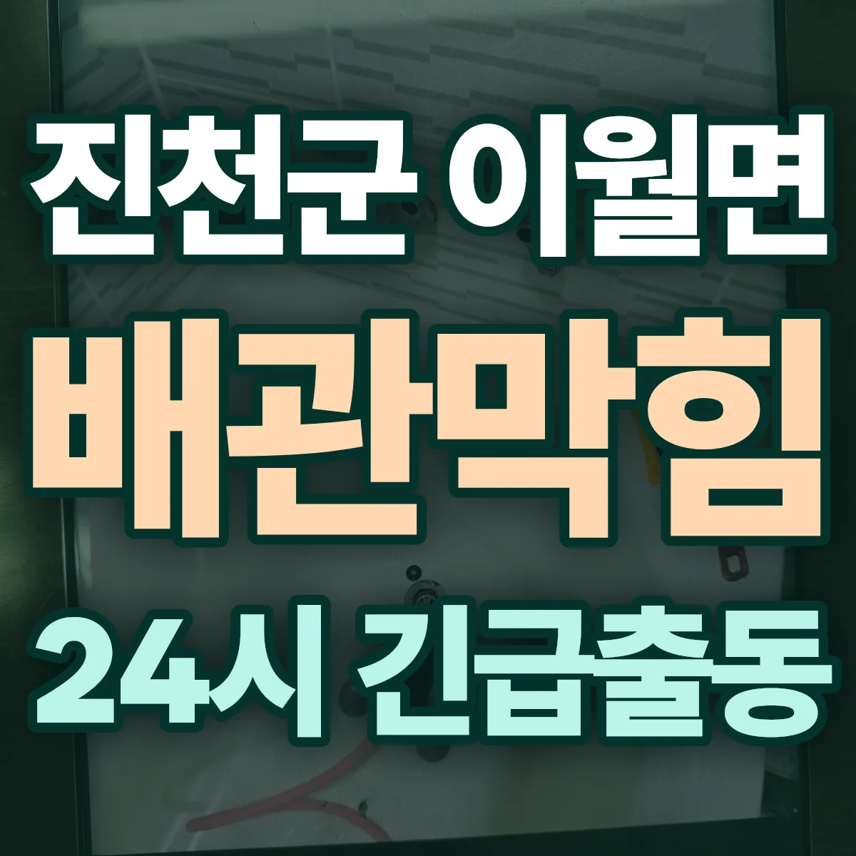 진천군 이월면 배관막힘 출동 상담